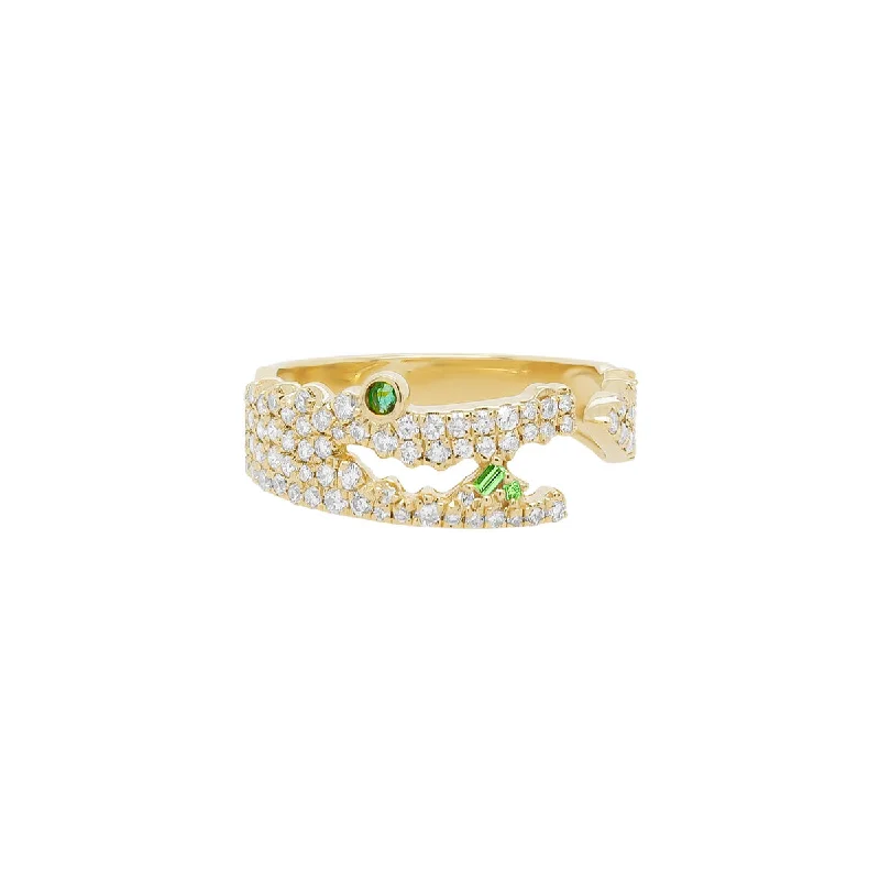Grab Your Favorite Jewelry At The Lowest Prices Diamond Gator Ring | 2.7GMS .45CT