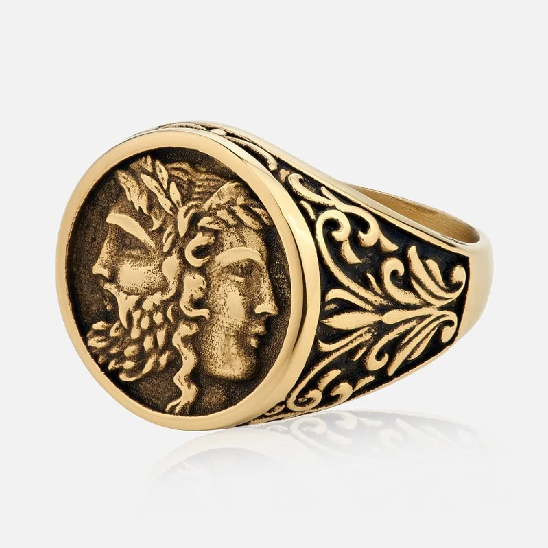 Bohemian-Inspired Jewelry For Free-Spirited Fashion Janus Ring