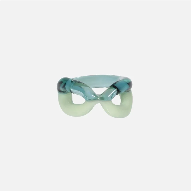 Modern Jewelry At Exclusive Discounts – Shop Today Two-Tone Ribbon Ring