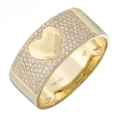 Best Jewelry Sale Prices – Limited-Time Offer Heart Diamond Cigar Ring