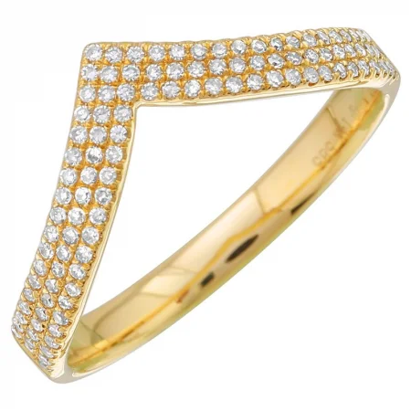 Gorgeous Jewelry, Limited-Time Savings Pave V Ring