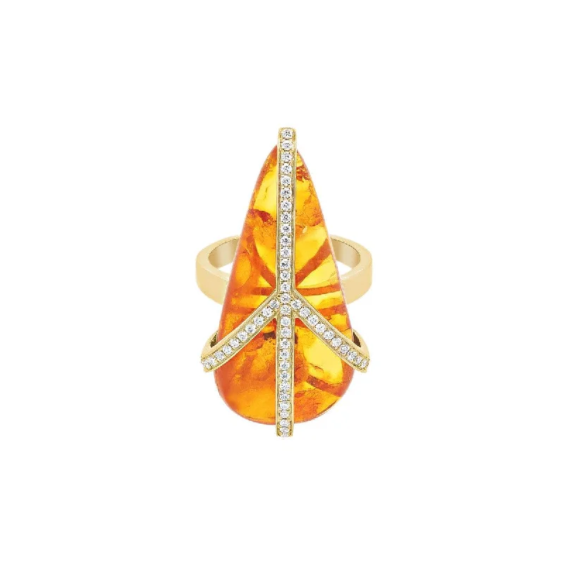Shop Dazzling Jewelry With Special Promotional Discounts Peace Ring - Amber | 4.5GMS 0.35CT Shop Dazzling Jewelry With Special Promotional Discounts Peace Ring - Amber | 4.5GMS 0.35CT