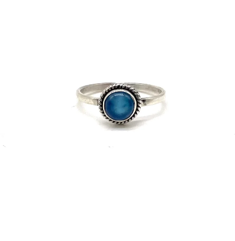 The Perfect Jewelry Piece At The Perfect Price Petite Blue Chalcedony Ring