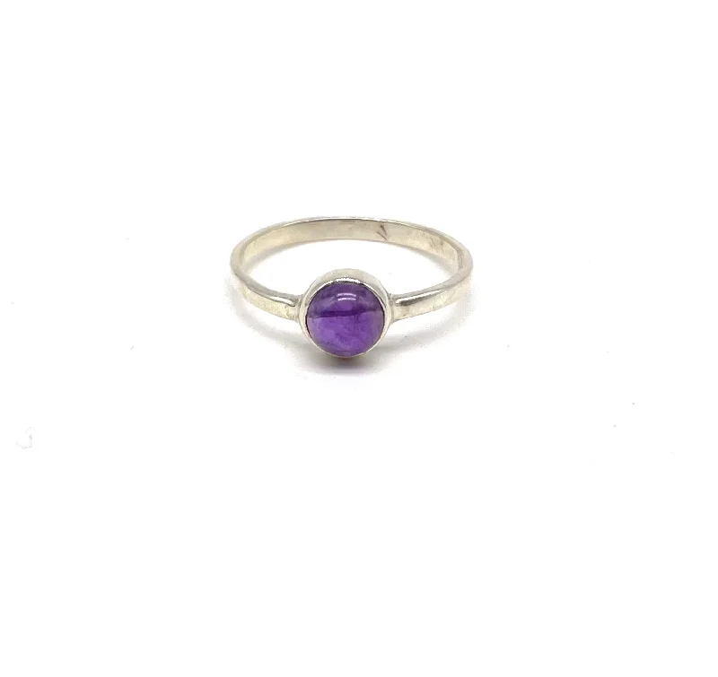 Fashion-Forward Jewelry At Incredible Prices Petite Circle Amethyst Ring