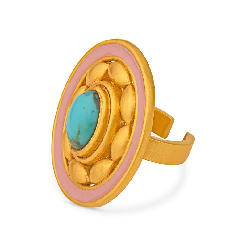 Dazzle With Discounts – Shop Jewelry On Sale Portofino Turquoise Statement Ring
