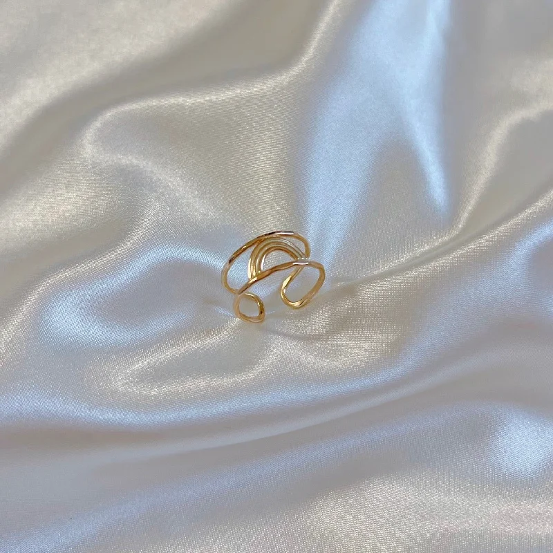 Exclusive Online Jewelry Sale – Don't Wait Rainbow Cuff Ring