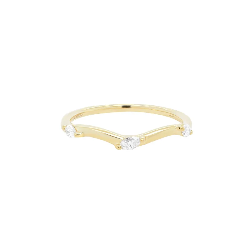 Timeless Elegance, Temporary Discounts – Act Fast Ripple Ring – Diamond | 1.50GMS .15CT