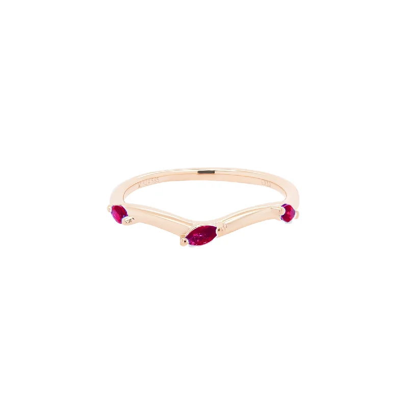 Rose Gold Ruby