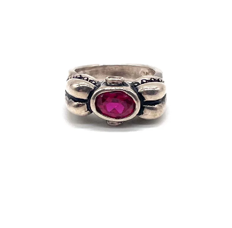Luxury Jewelry At Unbeatable Discounts Ruby & C Z Detailed Ring