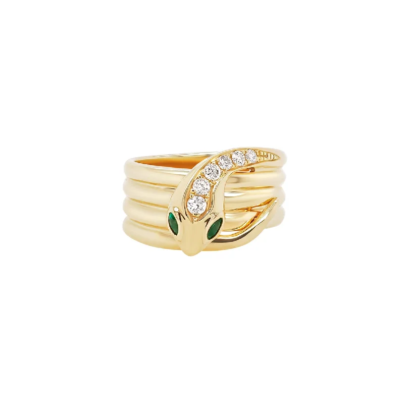 Shop Fine Jewelry With Amazing Deals Snake Coil Ring | 4.9GMS .2CT