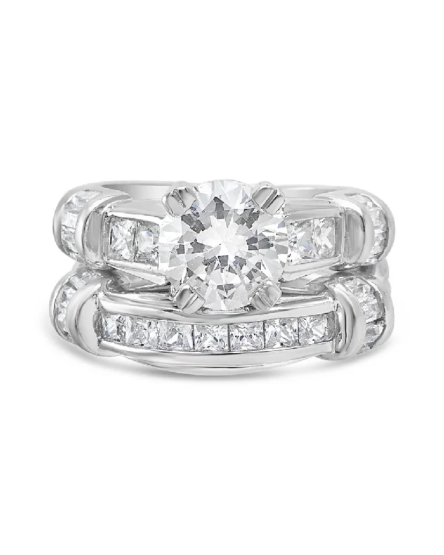 Elegant Jewelry, Exclusive Prices – Shop Now Sterling Silver Brilliant Cubic Zirconia Band Set of 2 Elegant Jewelry, Exclusive Prices – Shop Now Sterling Silver Brilliant Cubic Zirconia Band Set of 2