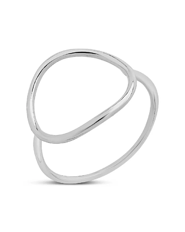 Shop Dazzling Jewelry At The Best Prices Sterling Silver Open Circle Ring