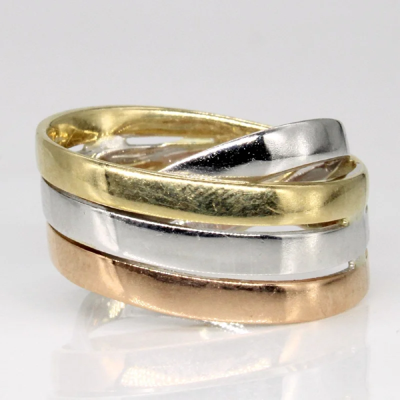 Flash Jewelry Sale – Get Stunning Pieces At Low Prices 10k Tri Tone Gold Ring | SZ 6.75 |
