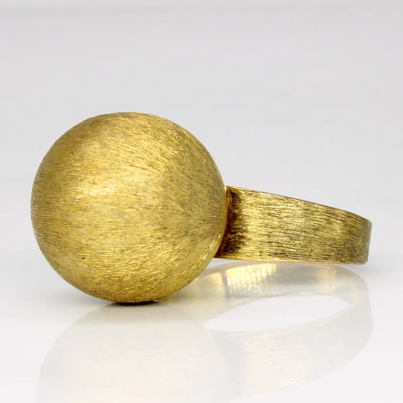 Exclusive Jewelry Sale Event – Shop Now 14k Yellow Gold Sphere Ring | SZ 5.75 |