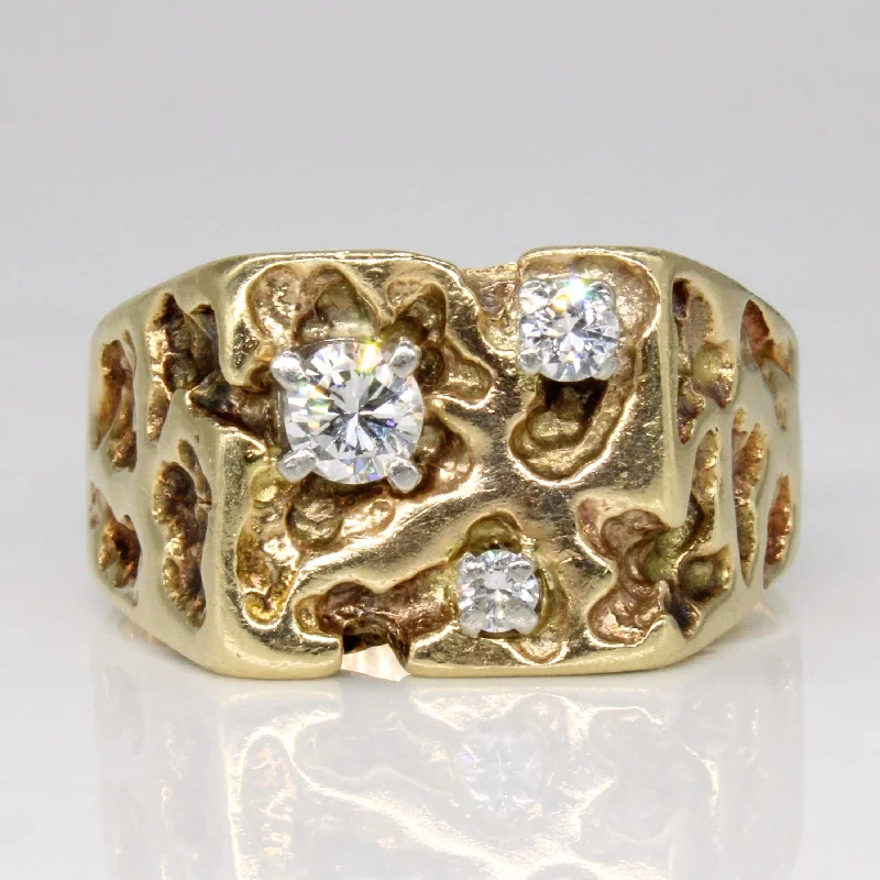 Holiday Jewelry Sale – Perfect Gifts At The Best Prices Abstract Diamond Ring | 0.42ctw | SZ 11.5 |