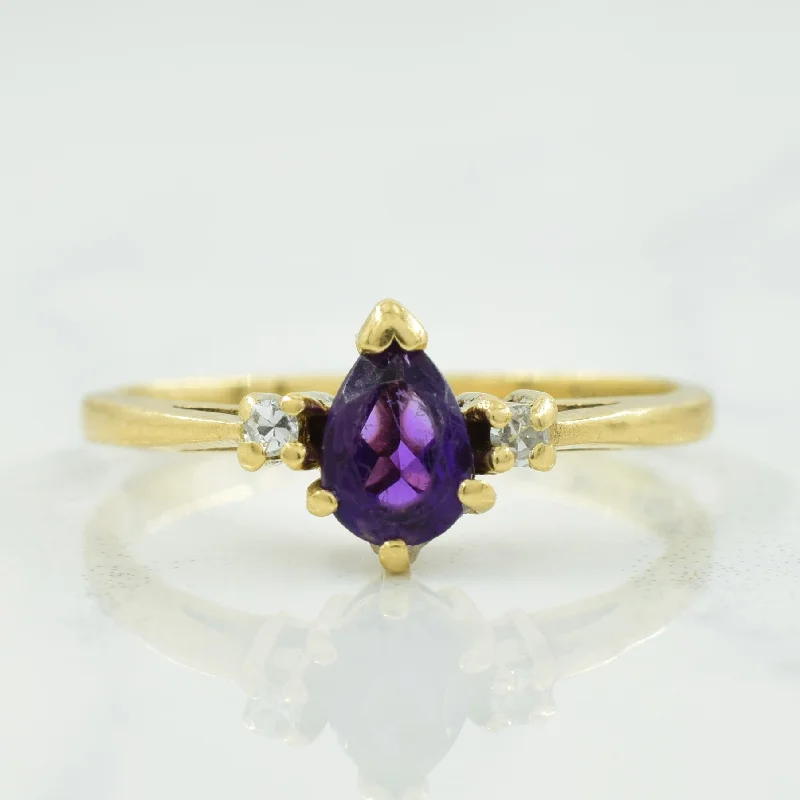 Shop Dazzling Jewelry With Special Promotional Discounts Amethyst & Diamond Ring | 0.30ct, 0.03ctw | SZ 6.25 |