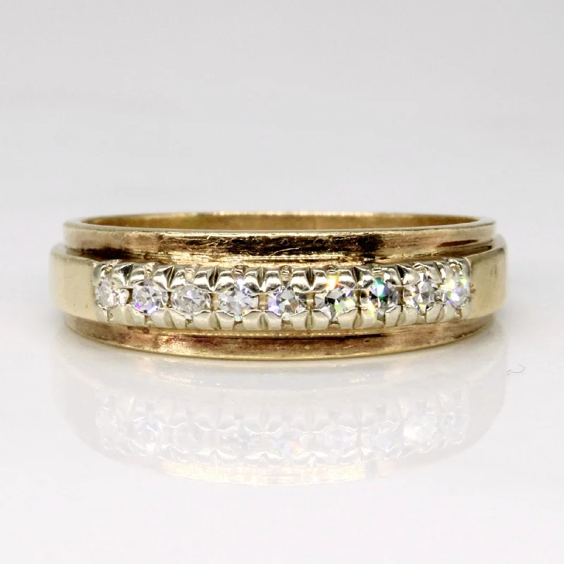 Delicate Crystal Jewelry For Sophisticated Charm 'Birks' Diamond Ring | 0.18ctw | SZ 7.75 |
