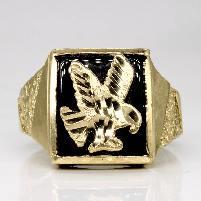 Jewelry Clearance Event – Stock Up Before It's Over Black Onyx Eagle Ring | 3.25ct | SZ 10.5 | Jewelry Clearance Event – Stock Up Before It's Over Black Onyx Eagle Ring | 3.25ct | SZ 10.5 |