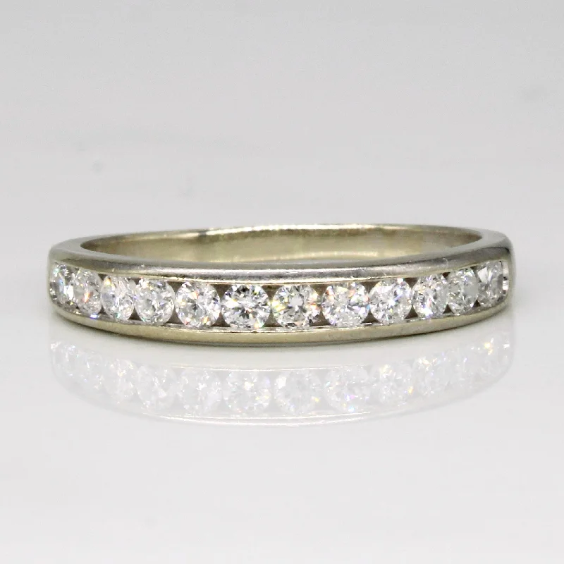 Jewelry Clearance – Final Chance To Save Big Channel Set Diamond Ring | 0.36ctw | SZ 8 | Jewelry Clearance – Final Chance To Save Big Channel Set Diamond Ring | 0.36ctw | SZ 8 |