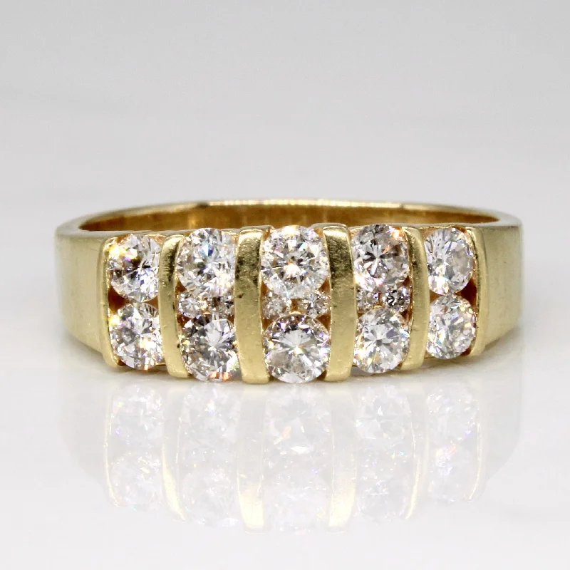 Last Chance To Shop High-End Jewelry At Markdown Prices Channel Set Diamond Ring | 1.08ctw | SZ 8.75 | Last Chance To Shop High-End Jewelry At Markdown Prices Channel Set Diamond Ring | 1.08ctw | SZ 8.75 |