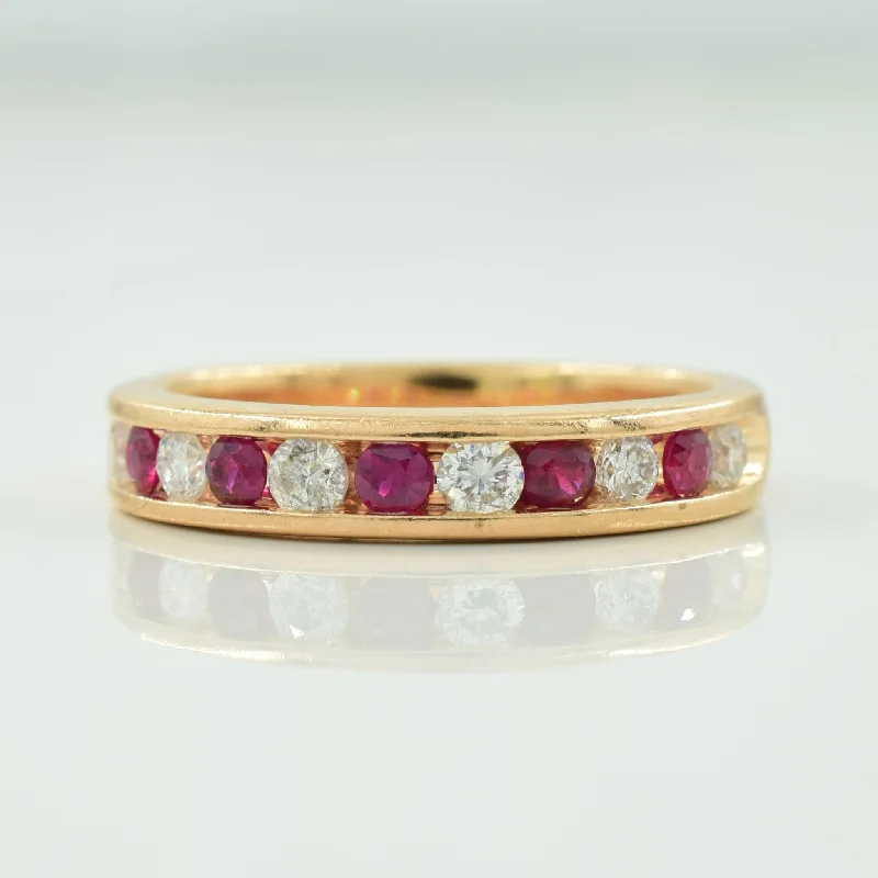 Holiday Jewelry Sale – Perfect Gifts At Great Prices Channel Set Ruby & Diamond Ring | 0.35ctw, 0.29ctw | SZ 6.25 |