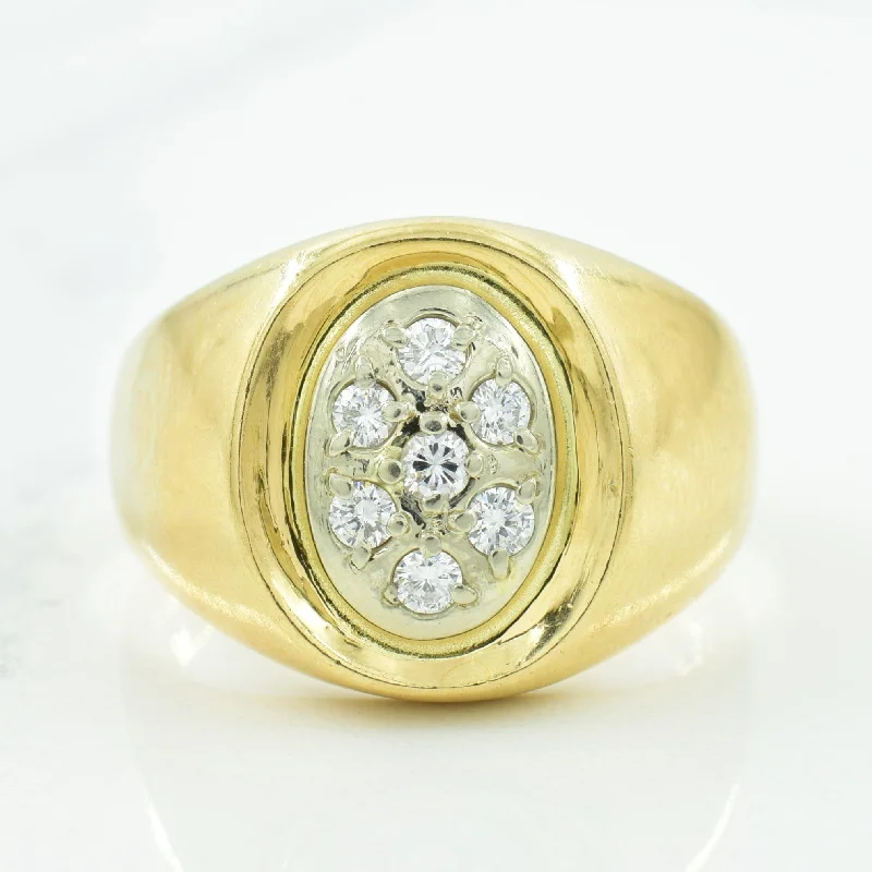 Timeless Jewelry At Special Discount Rates Cluster Diamond Ring | 0.32ctw | SZ 10.75 |