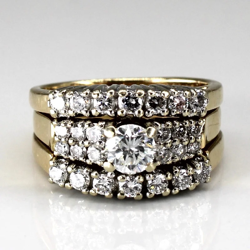 Jewelry Clearance – Final Chance To Save Big Cluster Diamond Soldered Ring | 1.21ctw | SZ 6.5 |