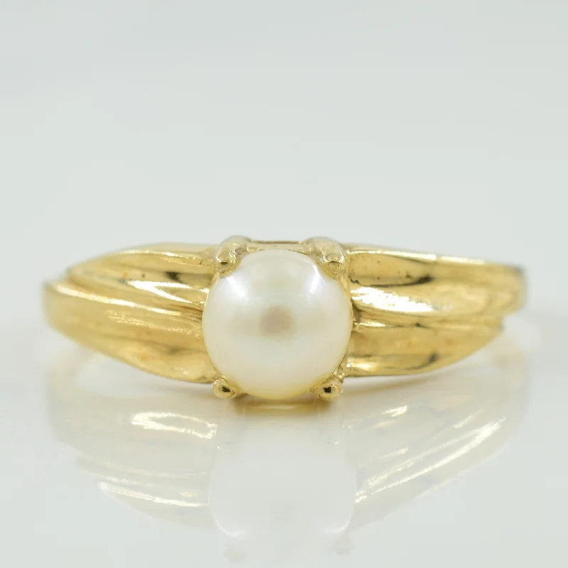 Trending Jewelry Now Available At Exclusive Prices Cultured Pearl Ring | 1.00ct | SZ 7 |