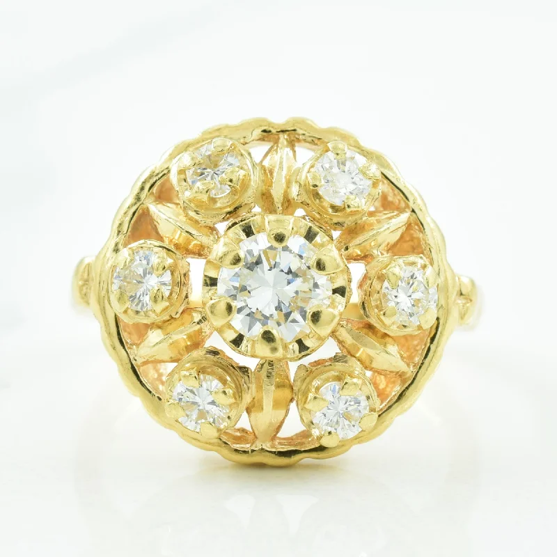 Seasonal Jewelry Deals – Elevate Your Style Diamond Cocktail Ring | 0.70ctw | SZ 6.75 |