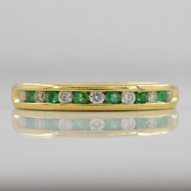 Timeless Elegance Now At Special Discounts Diamond & Emerald Ring | 0.14ctw, 0.12ctw | SZ 7 | Timeless Elegance Now At Special Discounts Diamond & Emerald Ring | 0.14ctw, 0.12ctw | SZ 7 |