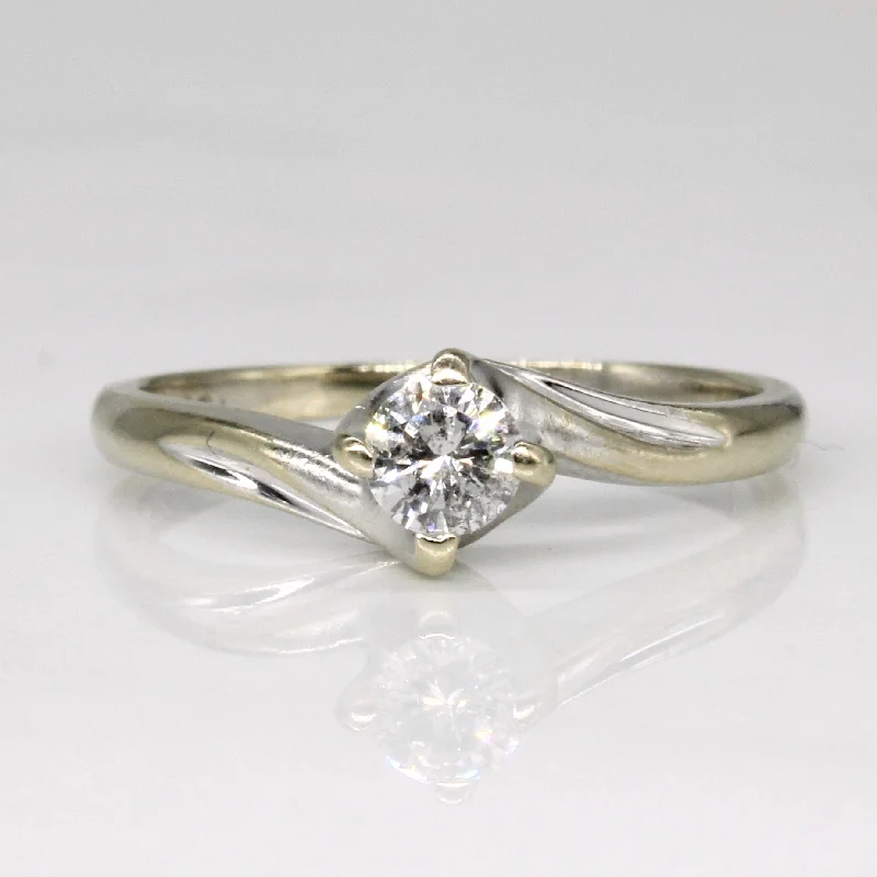 Modern Statement Jewelry For Bold Styling Diamond Bypass Ring | 0.23ct | SZ 6.25 |
