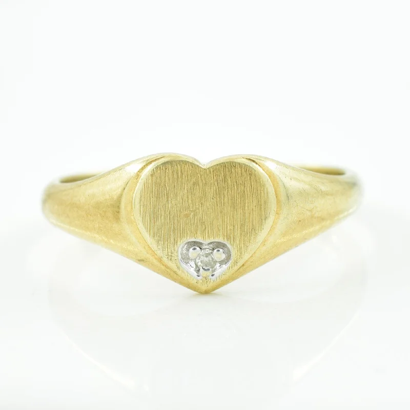 Flash Sale On Stunning Jewelry – Don't Miss Out Diamond Heart Ring | 0.005ct | SZ 6 |