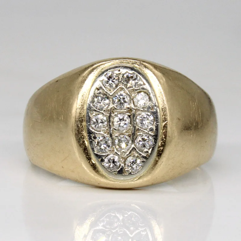 Your Dream Jewelry At Dream Prices Diamond Pave Ring | 0.26ctw | SZ 9 |