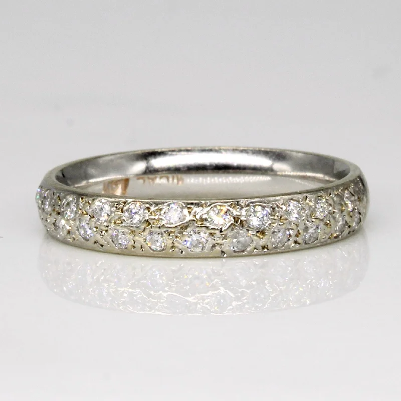 Upgrade Your Jewelry Collection For Less Diamond Pave Ring | 0.33ctw | SZ 7.25 |