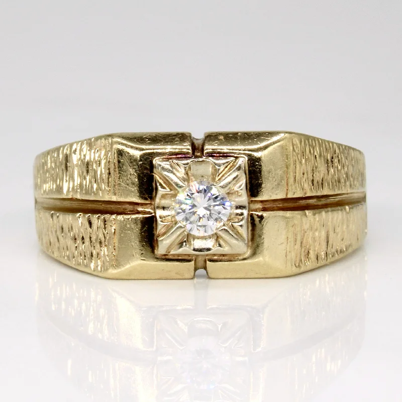 Handmade Pearl Jewelry For Timeless Elegance Single Stone Diamond Ring | 0.16ct | SZ 10.75 |