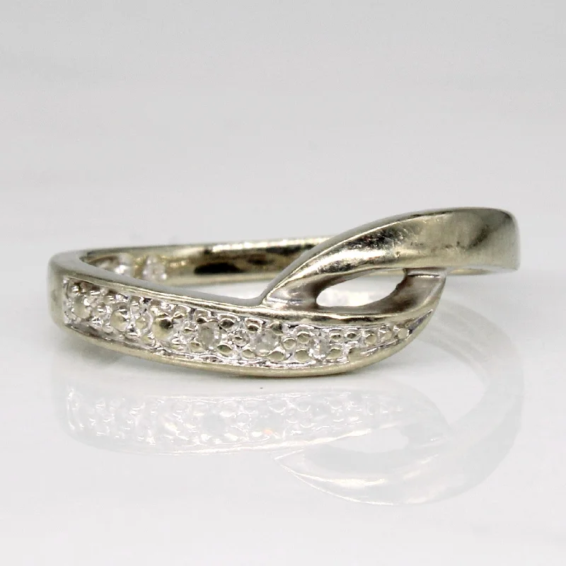 Best Jewelry Sale Prices – Limited-Time Offer Diamond Waterfall Ring | 0.01ctw | SZ 5 |