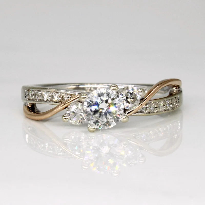 Affordable Glamour – Premium Jewelry At Special Prices Diamond Waterfall Ring | 0.61ctw | SZ 6.75 |