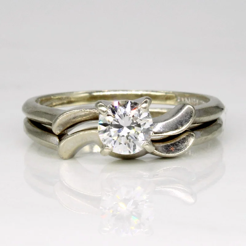 Affordable Luxury Jewelry For Every Occasion Diamond Wedding Ring Set | 0.44ct | SZ 6.25 |