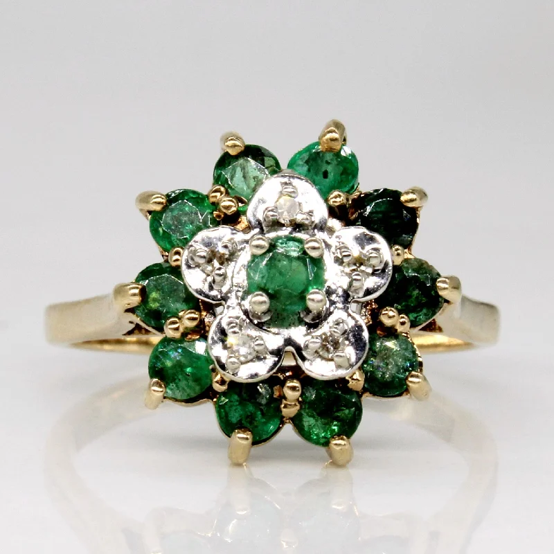Unlock Unbeatable Jewelry Deals Before They’Re Gone Emerald & Diamond Cocktail Ring | 1.00ctw, 0.03ctw | SZ 8 | Unlock Unbeatable Jewelry Deals Before They’Re Gone Emerald & Diamond Cocktail Ring | 1.00ctw, 0.03ctw | SZ 8 |