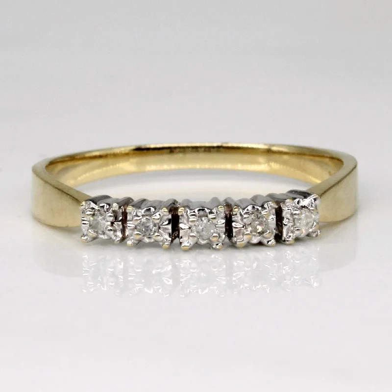 The Perfect Accessory For Less – Jewelry Sale Live Five Stone Diamond Ring | 0.05ctw | SZ 5.75 |