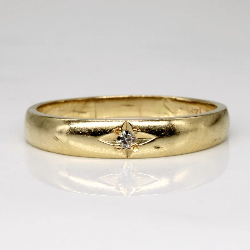Unmissable Jewelry Clearance – Final Reductions Flush Set Diamond Ring | 0.02ct | SZ 8.5 |
