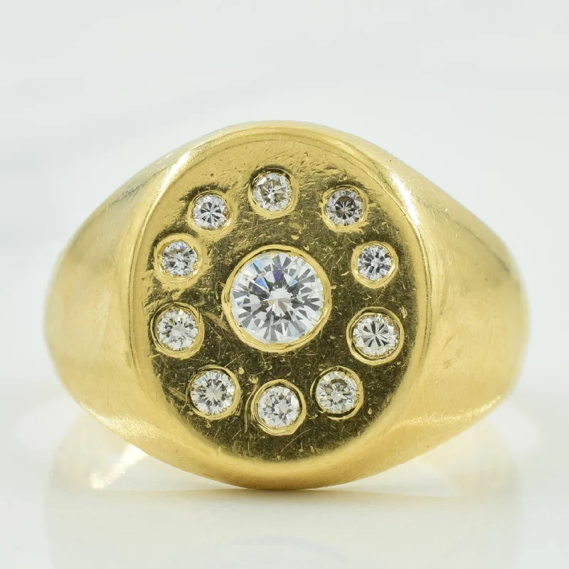 Affordable Elegance – Special Jewelry Sale Now Live Flush Set Diamond Ring | 0.43ctw | SZ 10 |