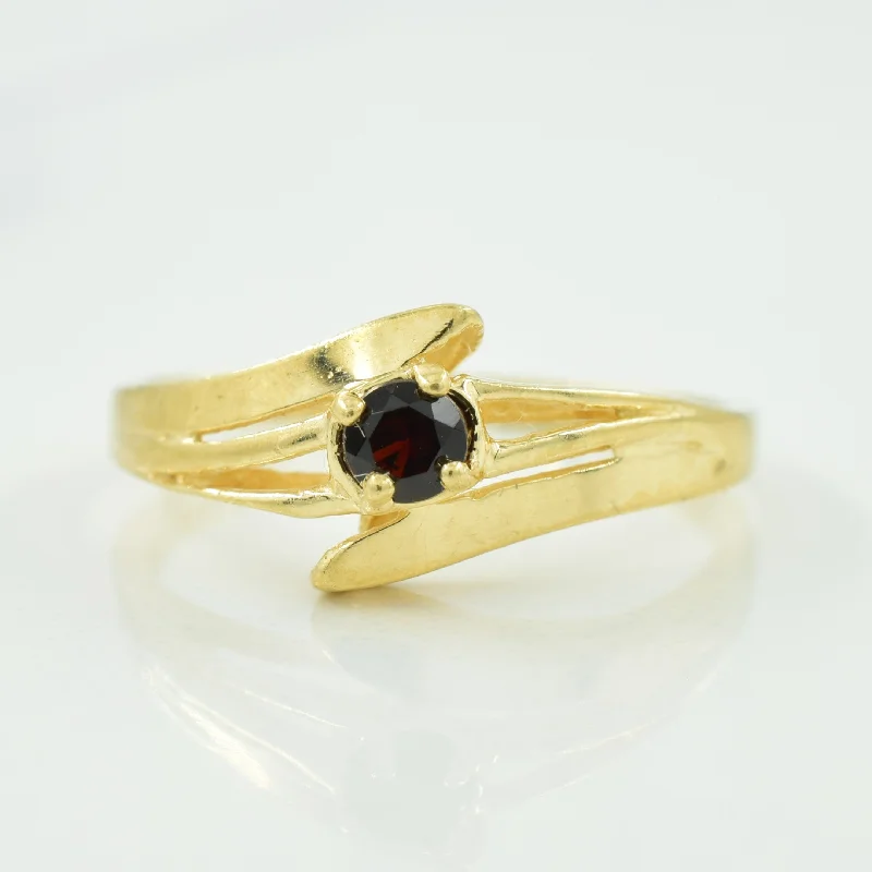 Unmissable Discounts On Timeless Jewelry Pieces Garnet Bypass Ring | 0.10ct | SZ 6 |