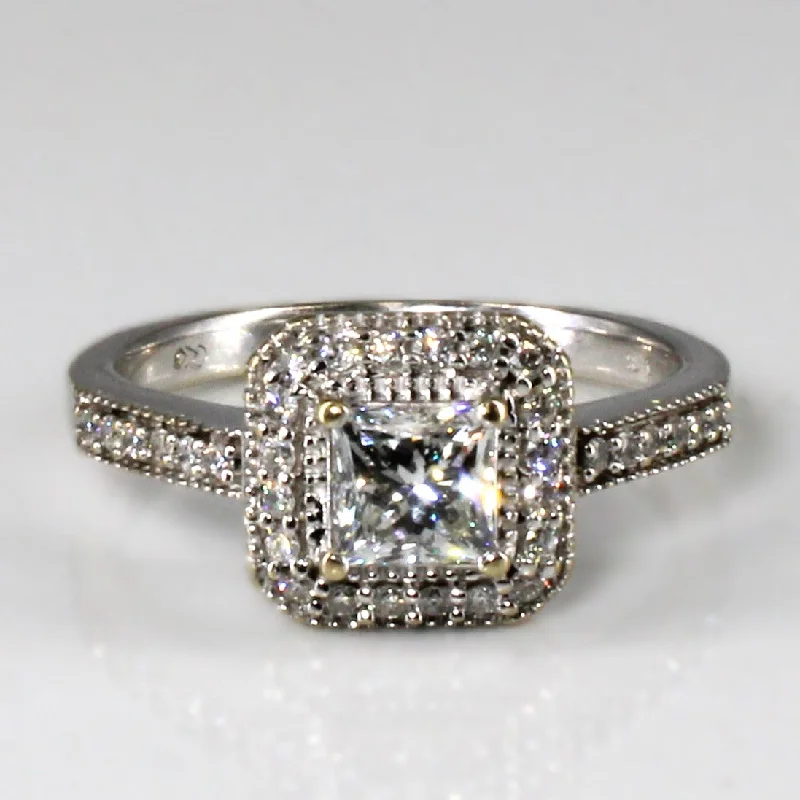 Shop Fine Jewelry With Exclusive Savings Halo Diamond Engagement Ring | 1.01ctw | SZ 7.25 |