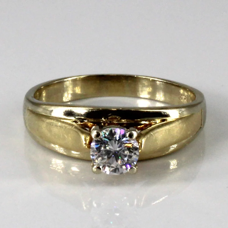 Flash Sale On Stunning Jewelry – Don't Miss Out High Set Solitaire Diamond Engagement Ring | 0.52ct | SZ 8 |