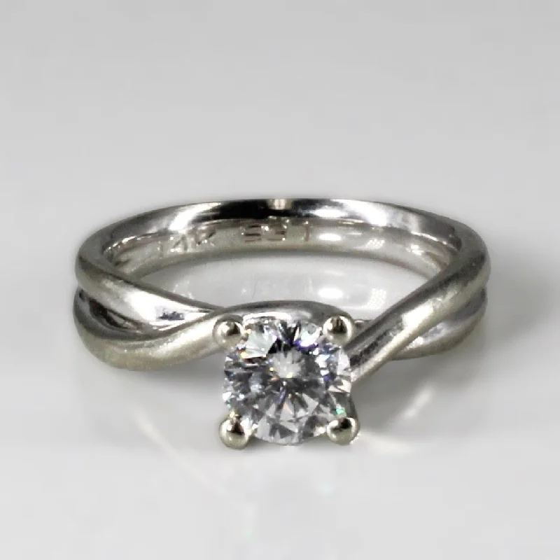 Dazzle With Discounts – Shop Jewelry On Sale High Set Solitaire Diamond Engagement Ring | 0.78ct | SZ 6.25 |