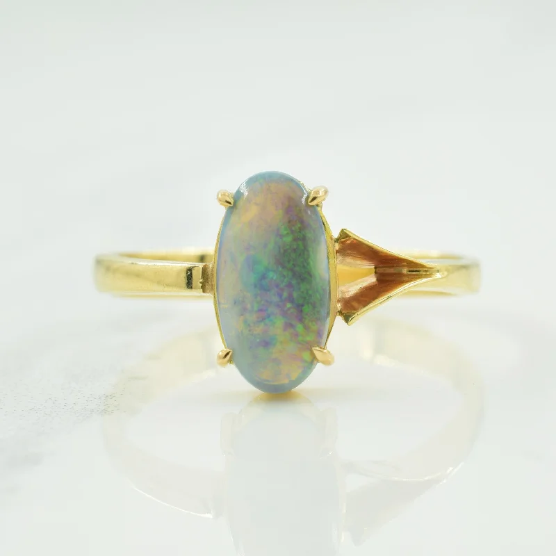 Discounted Jewelry For A Glamorous Look Opal Ring | 0.65ct | SZ 8.5 |