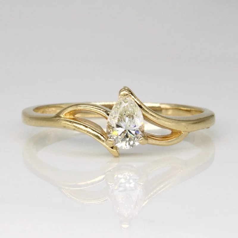 Shop Stylish Jewelry Now And Save Big Pear Cut Diamond Engagement Ring | 0.34ct | SZ 8.25 |