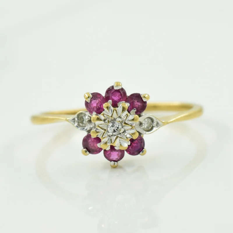 Exclusive Jewelry Sale – Limited-Time Discounts Ruby & Diamond Ring | 0.21ctw, 0.03ctw | SZ 7 |