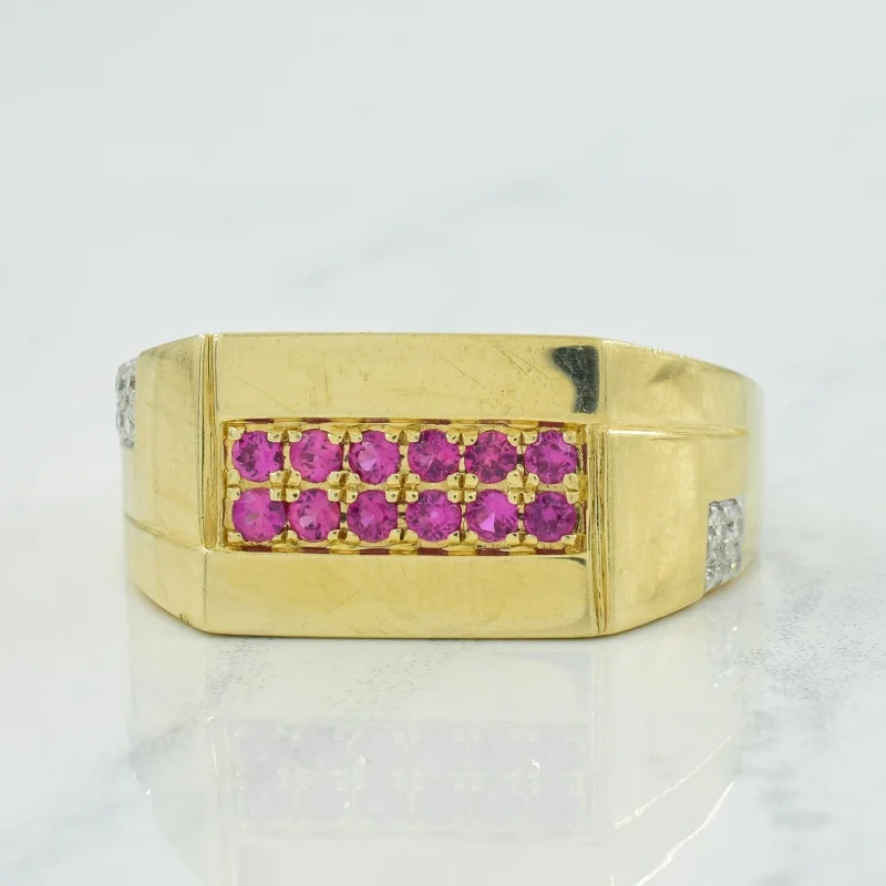 Your Perfect Accessory Now At The Best Price Ruby & Diamond Ring | 0.40ctw, 0.08ctw | SZ 10.25 | Your Perfect Accessory Now At The Best Price Ruby & Diamond Ring | 0.40ctw, 0.08ctw | SZ 10.25 |